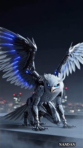 Mecha = Man's True Romance! Bionic Owl Night Raider 🔥🦉#shorts #shortsfeed #explore ‪@MrBeast‬