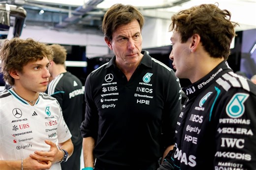 Mercedes F1 stars Russell and Antonelli sent stern warning by boss Wolff