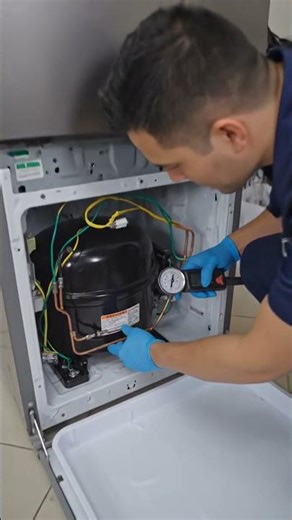 customer asking no cooling I will check condenser coil leak PCB board not working #condenser