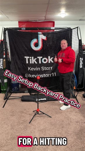 Easy Setup Backyard Baseball and Softball Training