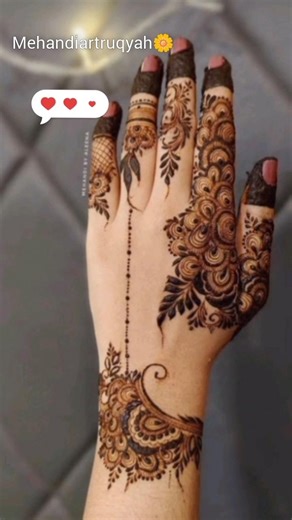 Mehndi Designs Simple and Easy #shorts#viralshort #reels #mehandiartruqyah ❄