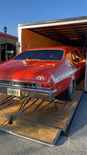 SICK Cars and Trucks on Instagram: "Blown Chevy Nova Unloading at Destination Daytona Pro Street Mayhem #sickcarsandtrucks #musclecars #prostreetcars"