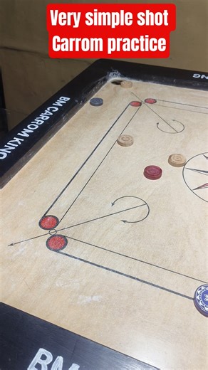 Carrom King 👑 SIMPLE CARROM SHOTS || CARROM PRACTICE || CARROM TIPS & TRICKS || #bmcarromking #sport