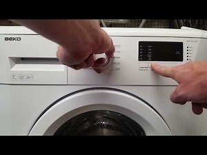 Beko wm74135w error reading and test mode