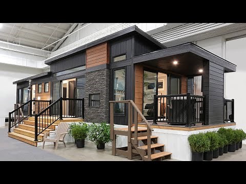 Absolutely Gorgeous Black and White Park Model for Sale