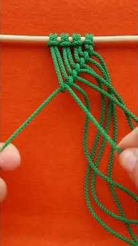 How to Tie Diagonal Macrame Knots — Perfectly Even Every Time