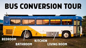 2K views · 68 reactions | Bus Conversion Builder's Tour: You've Got to See What it Looks Like Inside! | Mobile Dwellings | Facebook