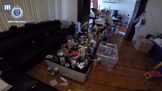 Police discover meth and MDMA drug lab inside home