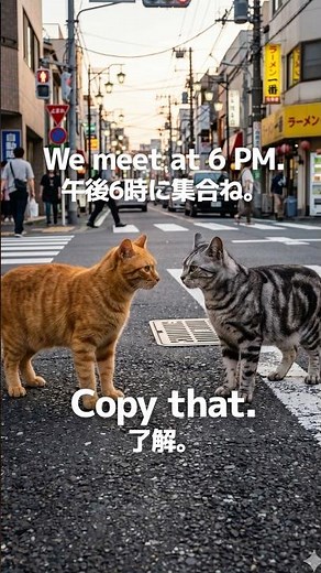 Copy thatを「了解！」の意味で使う時のポイント #copy that #英語 #英会話 #ai #cat
