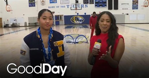 Ashley is with a scholar-athlete who got a full ride to college as a junior!