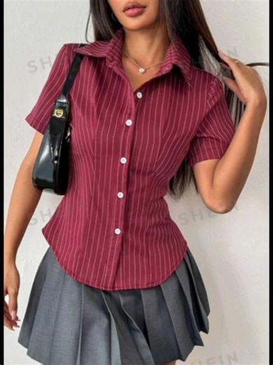 shirt skirt combo outfit recreation aesthetic outfit look ✨#fyp #ottd #meesho #shorts #fashion