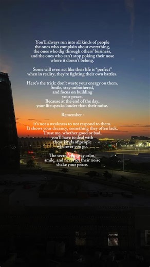 Che Jay 🌸 on Instagram: "Some people complain, some snoop, some pretend their life is perfect. But guess what? Silence is class and your peace is louder than their noise. Stay unbothered, stay glowing♥️✨ #StayUnbothered #PositiveEnergy #KeepItClassy #DailyReminder #PeaceOverDrama"