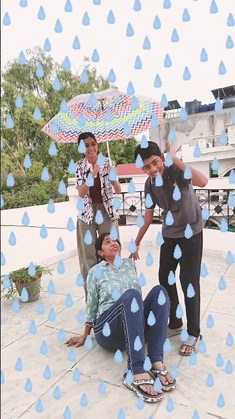 Dishu And Family Rain Rhymes ☔🌧️😆#shorts #funny #comedy #lovelykittudishuofficial