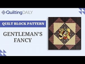Free Quilt Block Pattern_Gentleman's Fancy