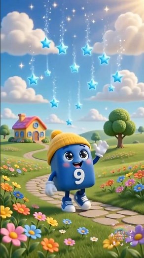 💙 Learn Number 9 with Dreamer Nine ⭐ | Count to 9 | Cube Crew 🌈 #cubepuzzle #brainchallenge #kids