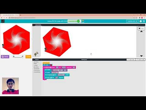 Code.org Lesson 28 For Loops with Artist | Express Course 2023 Update