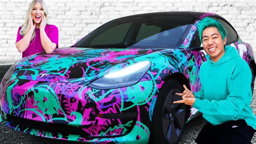 3.2K views · 35 reactions | I Surprised ZHC With A Custom Tesla! | Preston Tv | Facebook