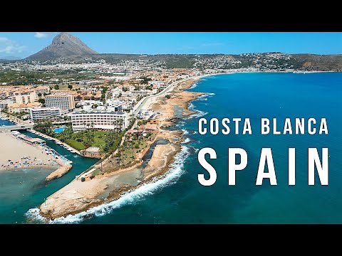 6 Best Towns on Costa Blanca Spain 🇪🇸 From Above 4K