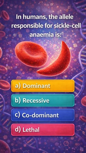 Important questions series #Principal of inheritance #ncert #cbse12thbiology #biology Sickelcellanem