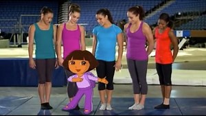 Emmy Nominated - Dora the Explorer with the US Olympics Gymnastics Team