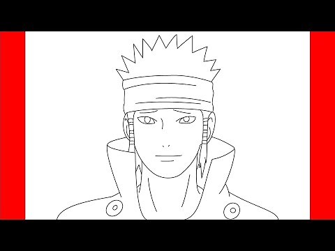 How To Draw Asura Otsutsuki From Naruto - Step By Step Drawing