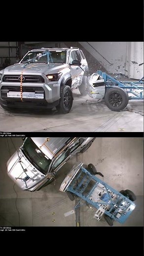 Toyota 4Runner- crash test side barrier