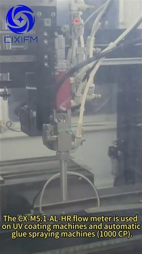 CIXIFM Oval gear flow meter micro flow sensor for use on UV glue coating machines (1000CP glue)