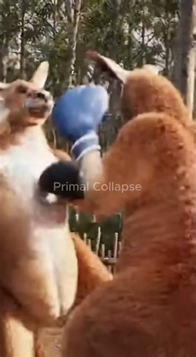 Kangaroo KNOCKOUT Sends Opponent Through Fence! 🦘🥊