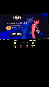 Rabin Angeles! for Viva All Star Games 2026 💙💛 #rabinangeles #basketball #phillipines #explore