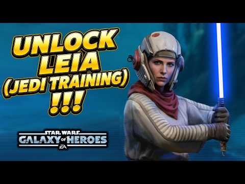 How to Unlock Leia (Jedi Training) in Conquest!!! SWGOH