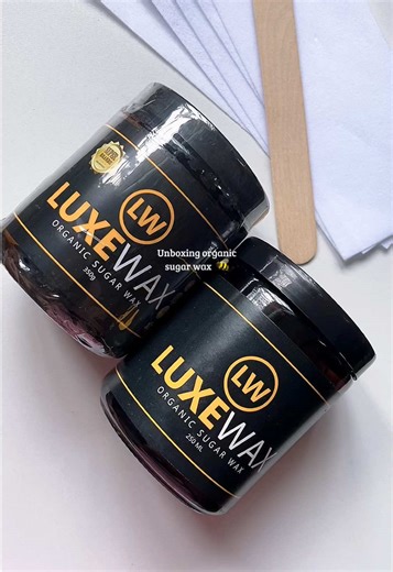 Unboxing Organic Sugar Wax from @LUXEWAX #luxewax #organicsugarwax #wax #unboxing #waxmelts