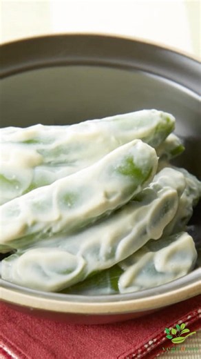3-Min Side Dish! Crispy Snap Peas with Creamy Tofu Sauce