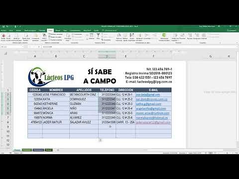 Excel 2016 SENA Taller 2 Funciones y Fórmulas Excel