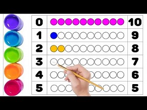 1 से 10 तक गिनती सीखें 🎨 | Learn Counting 1 to 10 in Hindi | बच्चों के लिए मजेदार नंबर वीडियो ,