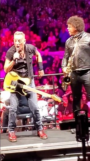 BRUCE SPRINGSTEEN & JAKE CLEMONS 4/1/2023 MSG OUT IN THE STREET MADISON SQUARE GARDEN