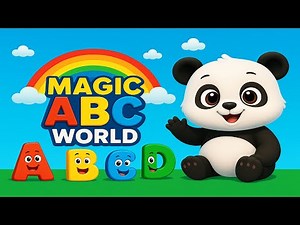 ABC Learning for Kids 🔤 | Learn Alphabet A to Z with Panda 🐼 | Magic ABC World