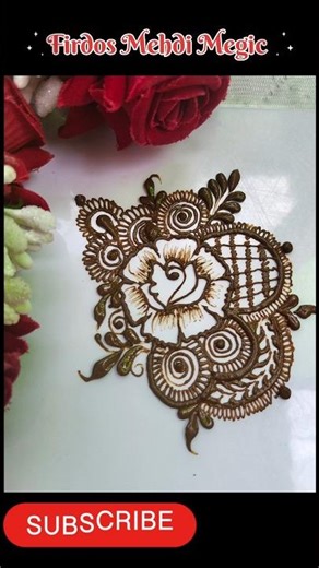 Simple Mehndi Design 🌸 Easy Floral Back Hand Mehndi for Beginners #shorts #handmehndi #mehndidesign