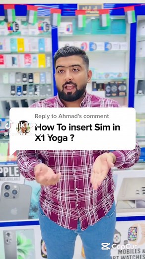 How to Insert SIM in Lenovo X1 Yoga Laptop