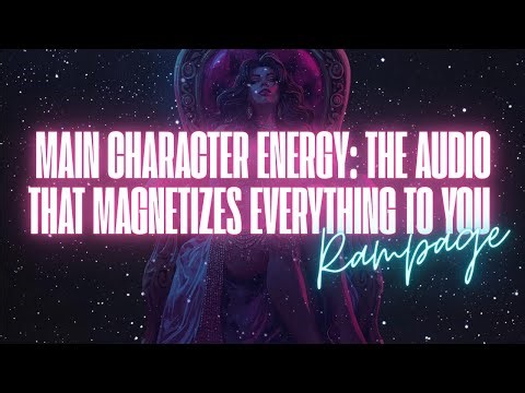 MAIN CHARACTER ENERGY: THE AUDIO THAT MAGNETIZES EVERYTHING TO YOU (RAMPAGE)