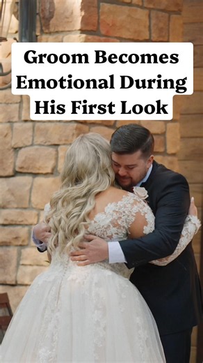 Groom Becomes Emotional During His First Look / Serendipity Gardens Oak Glen Wedding