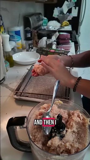 15 Min Air Fryer Chicken Nuggies Recipe No Flour Needed #AirFryer #ChickenNuggies