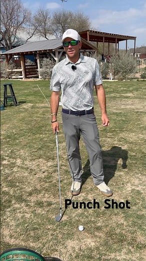 How to hit a punch shot in seconds ⛳️ | Low flight control