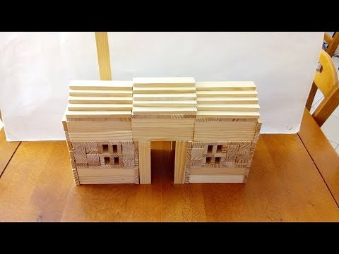 [Construction] Maison en kapla facile #1