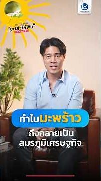 เศรษฐกิจไทยกับมะพร้าว ดราม่าหมื่นล้าน ในอุตสาหกรรมเกษตรไทย