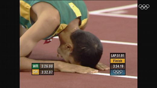 The day Hicham El Guerrouj made history! 🇲🇦🥇 Relive the iconic race at #Athens2004 that crowned Hicham an Olympic champion, the first step towards becoming the first man in 80 years to win both the 1500m and 5000m at the same Games. ✨ #Olympics | Olympics