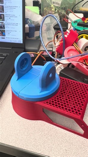 Robot Arm Assembly #3dprinted #robot #robotArm #engineering #STEM #Arduino #AI #NoireSTEMinist