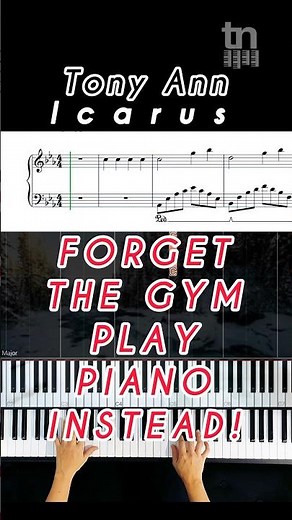 Icarus by Tony Ann Piano Tutorial with Sheet Music