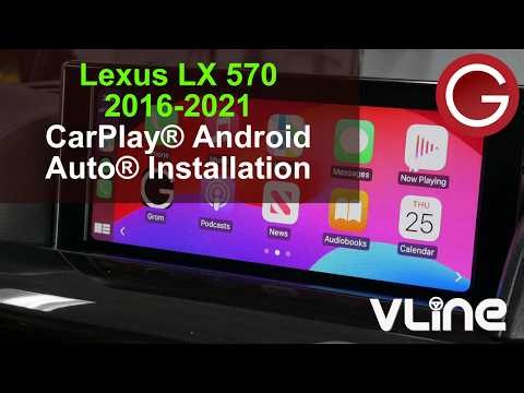 Wireless CarPlay Android Auto for Lexus LX 570 2016-2021 | VLine VL2 LEX78 Full Installation Guide