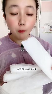 77K views · 1.2K reactions | FULL VIDEO  https://youtu.be/BV22k1YdNZk #softice #iceeatasmr #asmr #squeakyice #powderycrunches #powderyice #freezerfrost #bigbites #dryiceeating #satisfyingvideos #relaxingvideos #ice | Ice Eating ASMR | Facebook