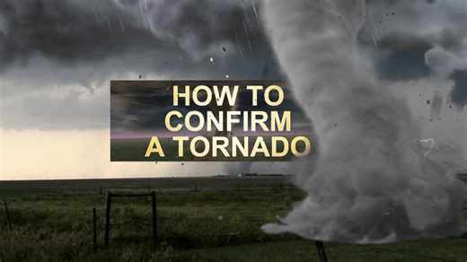 How to confirm a tornado and determine the strength based on damage